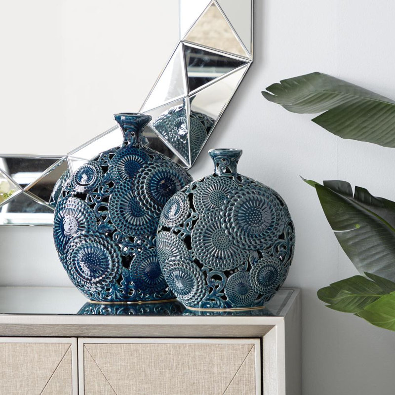 Dezra Stoneware Table Vase