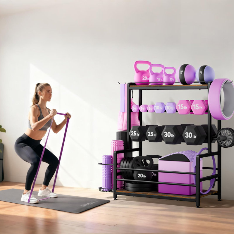 Metal Freestanding Multi-Use Sports Rack