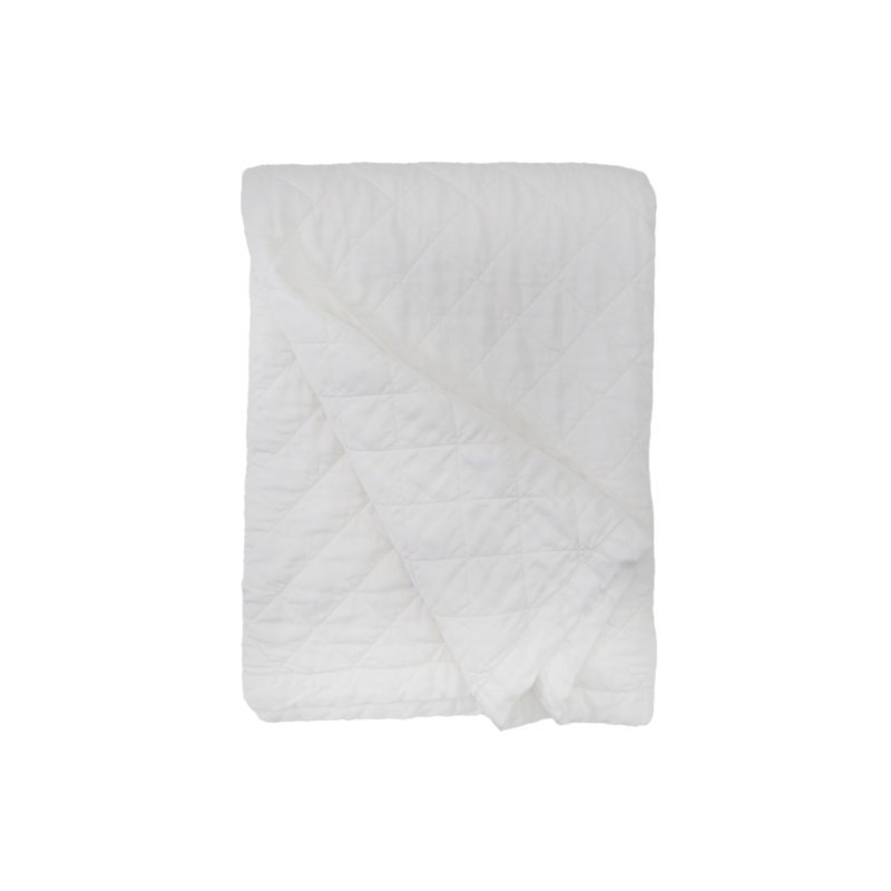 Monaco Coverlet, Queen Coverlet/Bedspread, White