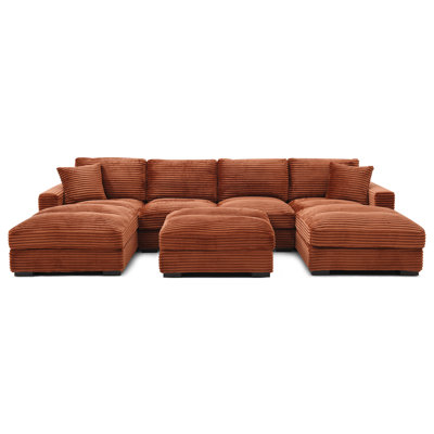 Scarlet , Super Comfy and Soft,  Thick Corduroy Lounger