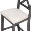 Ensemble de 6 tables de salle à manger à hauteur de comptoir avec 4 chaises et un banc-115300464