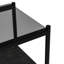 Tables d'appoint en verre trempé avec tablette Finkelstein-105688592-105688591