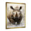 «Baia Rhinoceros Majestic Portrait», reproduction sur toile