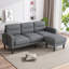 3 Seater Cotton Blend Sectional-978900218
