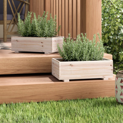 Pot à fleurs en bois Rech