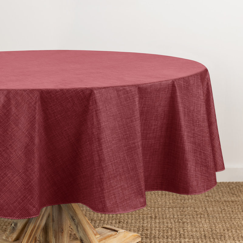 Nappe Lin, 84 po x 60 po, Brique