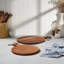 Rustic Serving Denmark 2 piece Acacia Wood Round Cutting Board Set