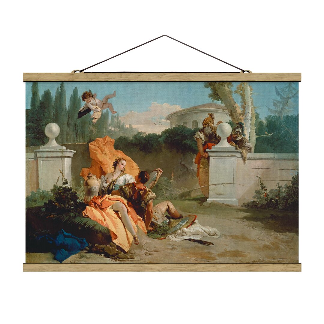 Stoffbild Rinaldo und Armida von Giovanni Battista Tiepolo