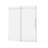 Goodyo Frameless Shower Door, 60" W X 72" H Silent Sleek Sliding Glass Door, 1/4" (6Mm) Thick Tempered Clear Glass With Easy-Clean Coating, Heavy-Duty 304 Stainless Steel, Chrome