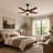 52" Modern Solid Wood Ceiling Fan with Light-881423416-881423558