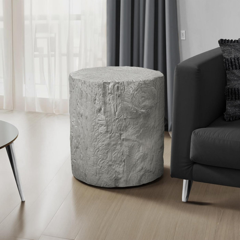 Table d'appoint moderne en béton, Noir