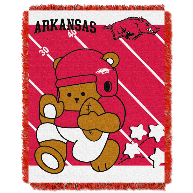 Jeté bébé arkansas Collegiate