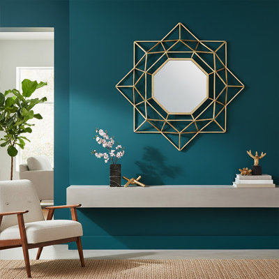 Deidre Metal Flat Wall Mirror