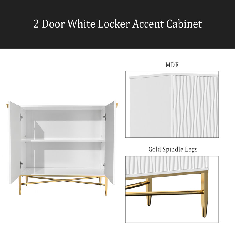 Armoire d'appoint 2 portes
