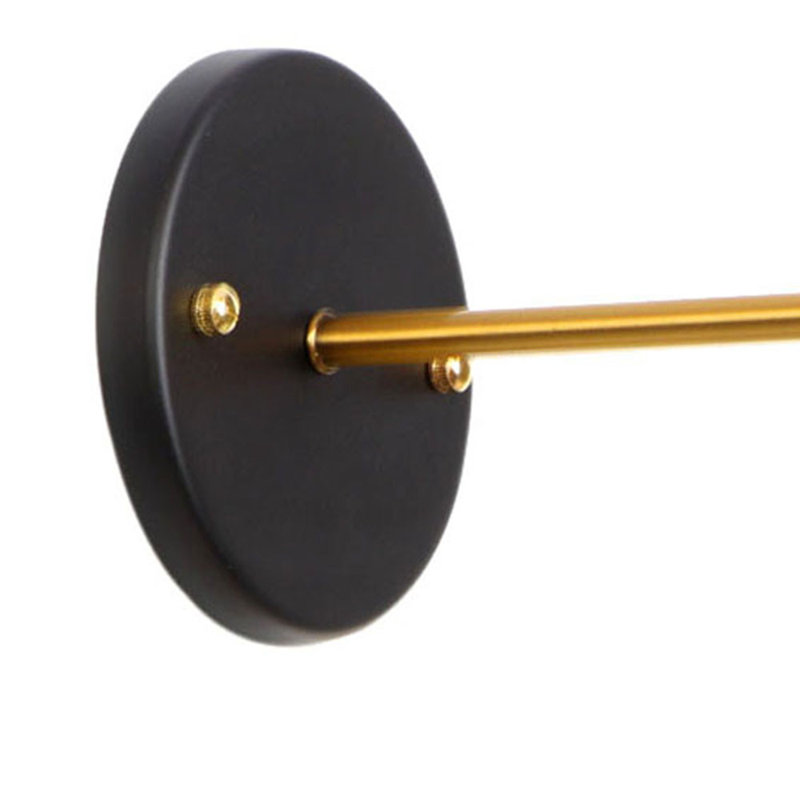 Livingston 1 - Light Black Shade Classic Dimmable Swing Arm Wall Sconces