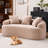 Boneless 65" Chenille Curved Sofa-83367160