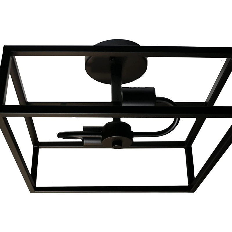 Plafonnier semi-encastré 2 lumières 13 po