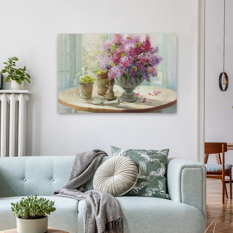 Bouquets et fleurs - Lilas nature morte, H 24 po x l 36 po