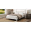 Lit plateforme double en bois pleine grandeur avec tête de lit à broche, blanc-132758552-132758556