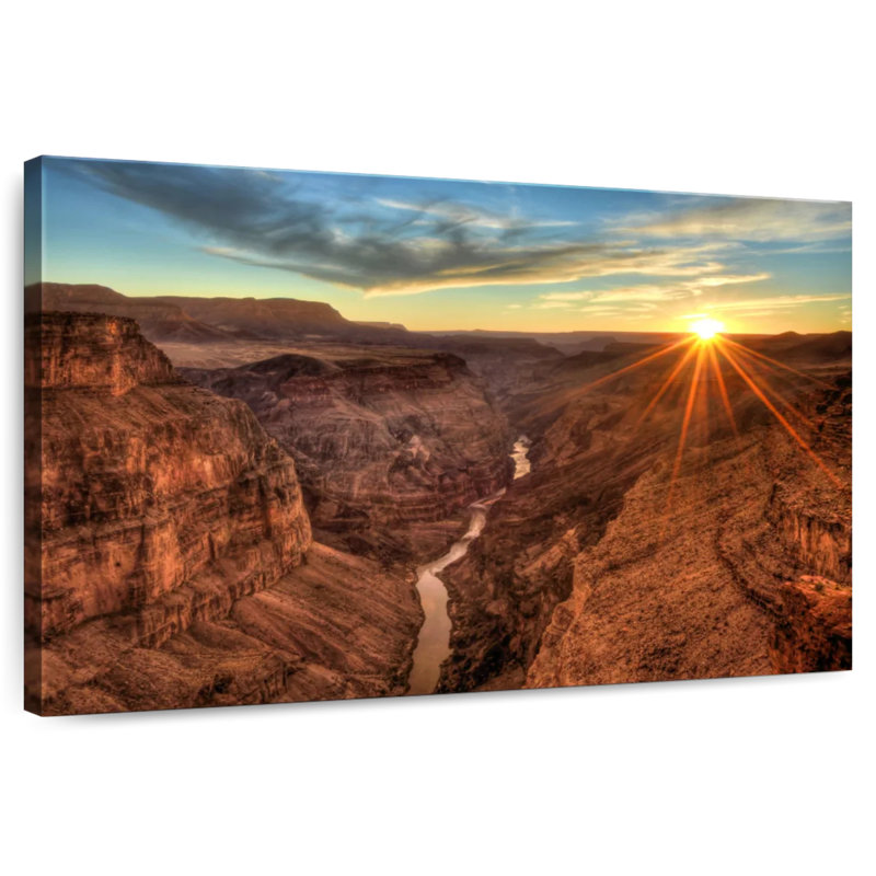 Alvord Toroweap Overrise Sunrise, H 30 po x l 45 po
