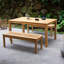 Suchta Teak Wood Outdoor Dining Table