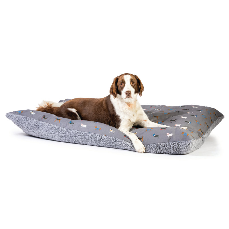 Fatface Animal Print Cotton Pet Bed, Large (87cm W x 138cm D x 20cm H)