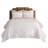 Greenland Home Fashions Reindeer Games 2-Piece Twin Size White Coverlet Set, 68x88 Inch-116273153-100247442