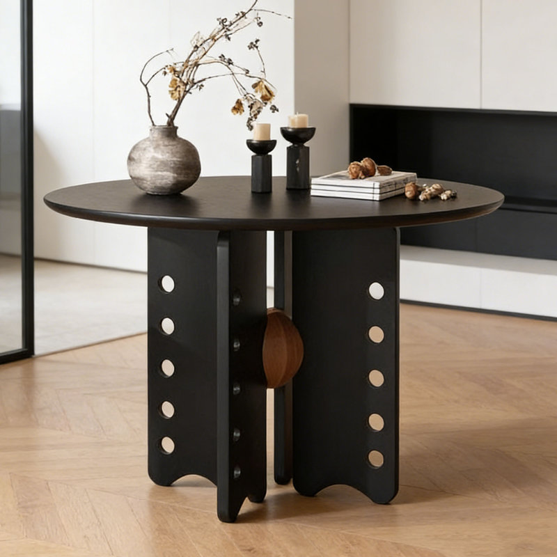 Table de salle à manger Mid-Century, 29,5 po H x 51,2 po L x 51,2 po l