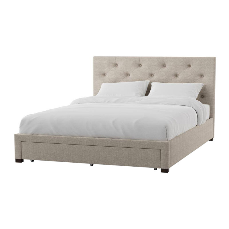 Grand lit, beige, Beige, Grand