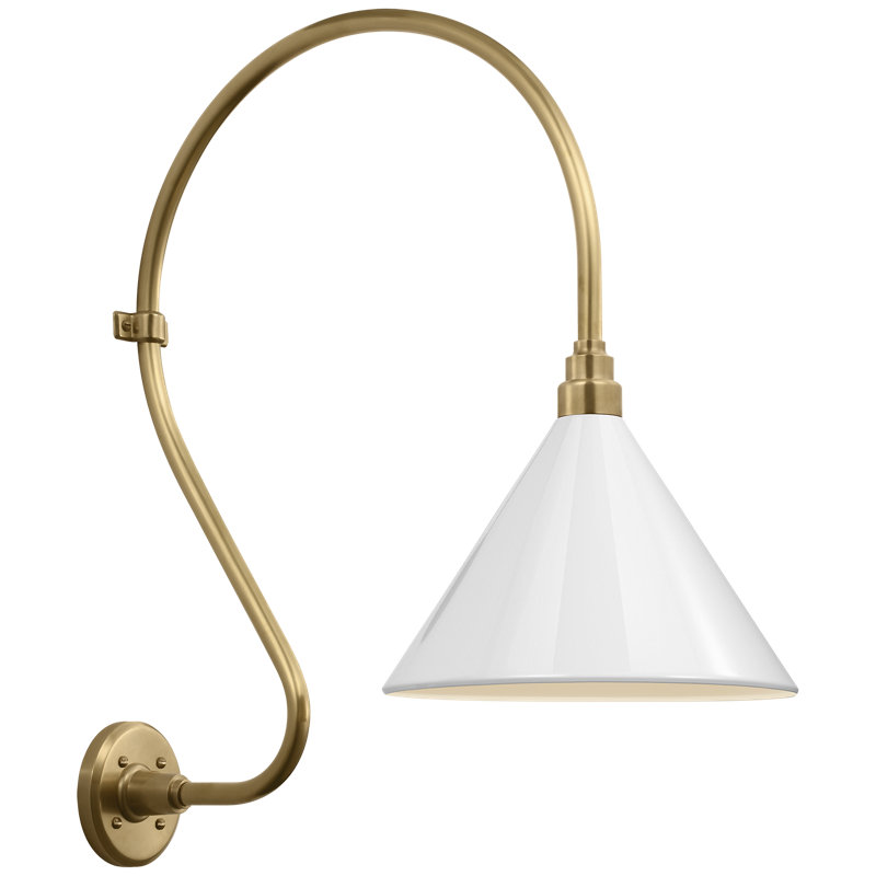 Thomas O'Brien - Light Outdoor Barn Light, 27" H x 12.5" W x 24" D