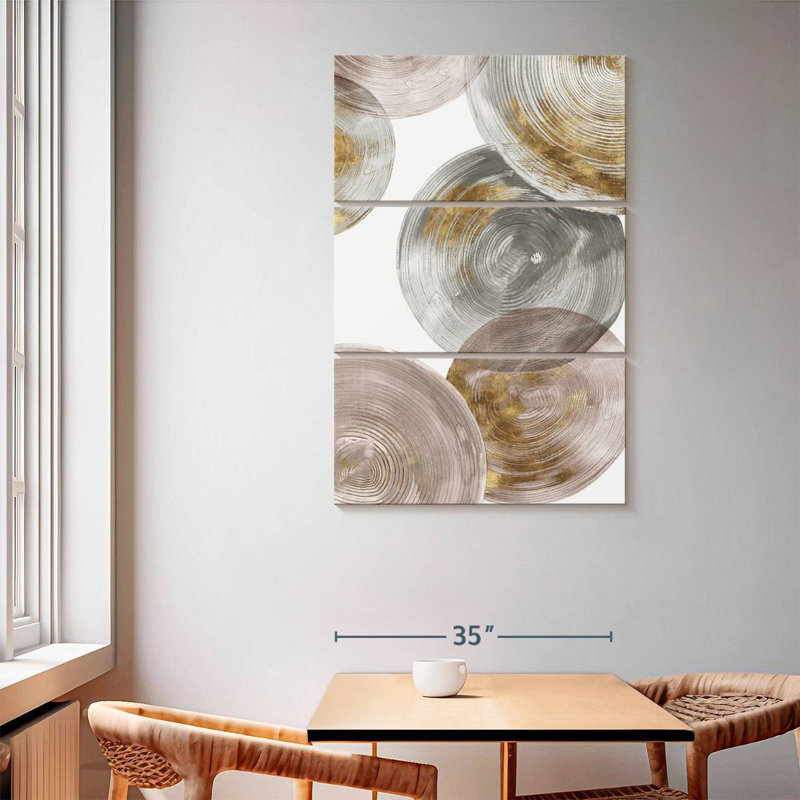 Avery Spiral Rings III, 65" H x 42" W