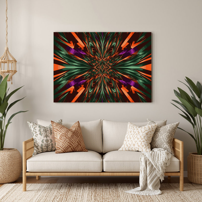 Art mural noir Op Art 27, H 144 po x l 216 po x P 0,05 po
