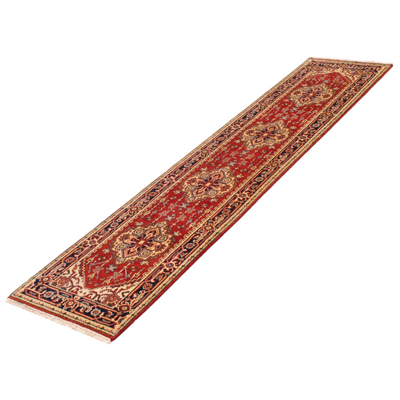 Tapis unique en cuivre foncé de 2 pi 6 po x 11 pi 8 po