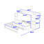Lit escamotable en bois avec tiroirs et tablettes-2071204726-2071204724