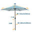 Rayures de parasol 9 pi-464155919