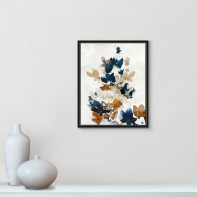 «Wave of Blue Florals I Print» par Ken Roko