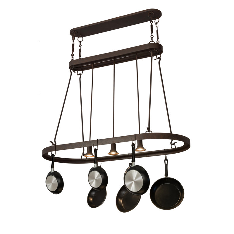 3 Light Pot Rack