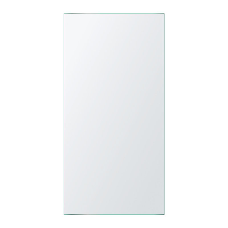 FINE FIXTURES Aluminum Frameless Recessed or Surface Mount Medicine Cabinet with 165° Soft-Close Hinges and Adjustable Glass Shelves