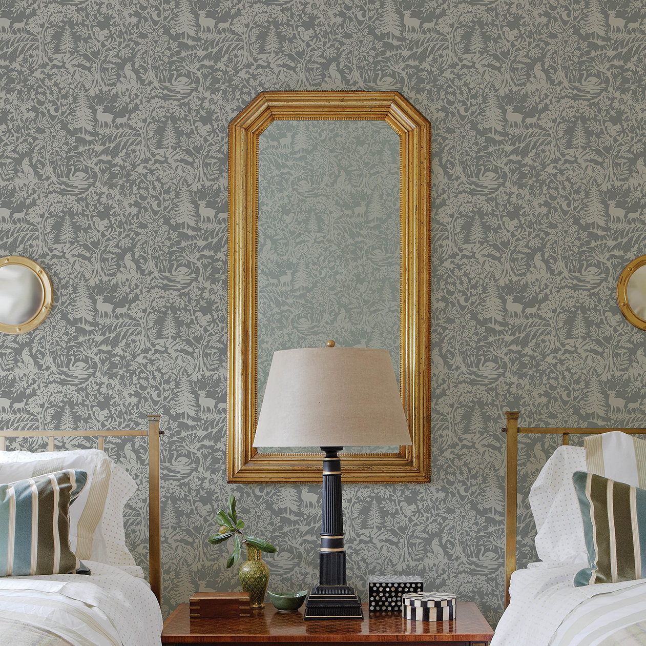 Talum Wallpaper, Charcoal