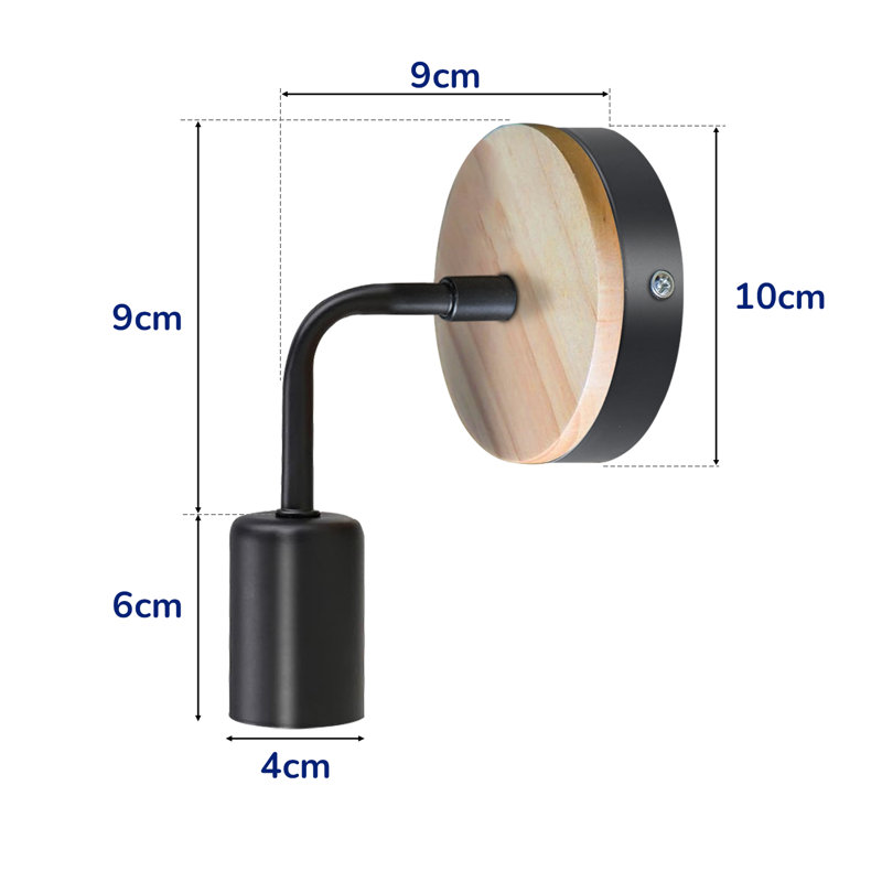 Louttit Armed Sconce, Black, Yes