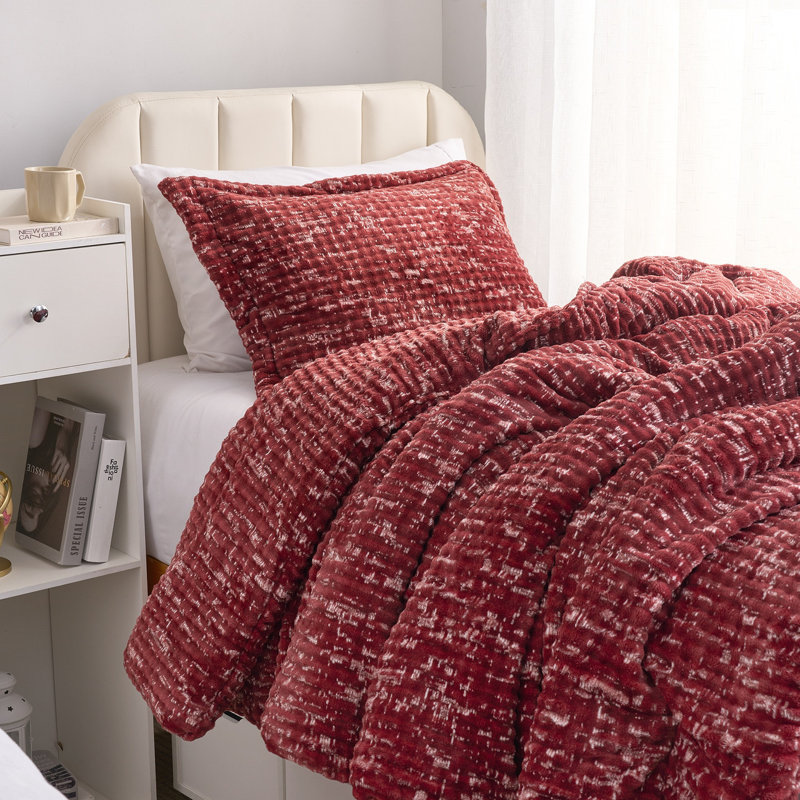 Sleep Bully - Coma Inducer® Comforter Set, Twin XL, Fired Brick