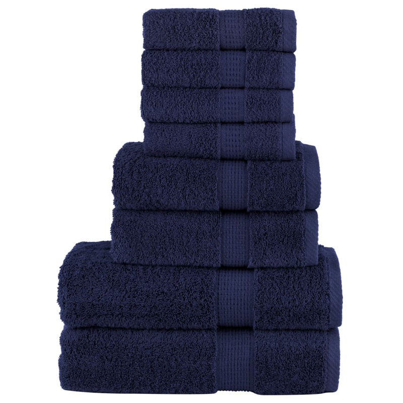 100% Cotton Mulit-Size Set, Marine blue