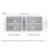 Tillman 68" Rectangular Buffet Table in White-1631947912