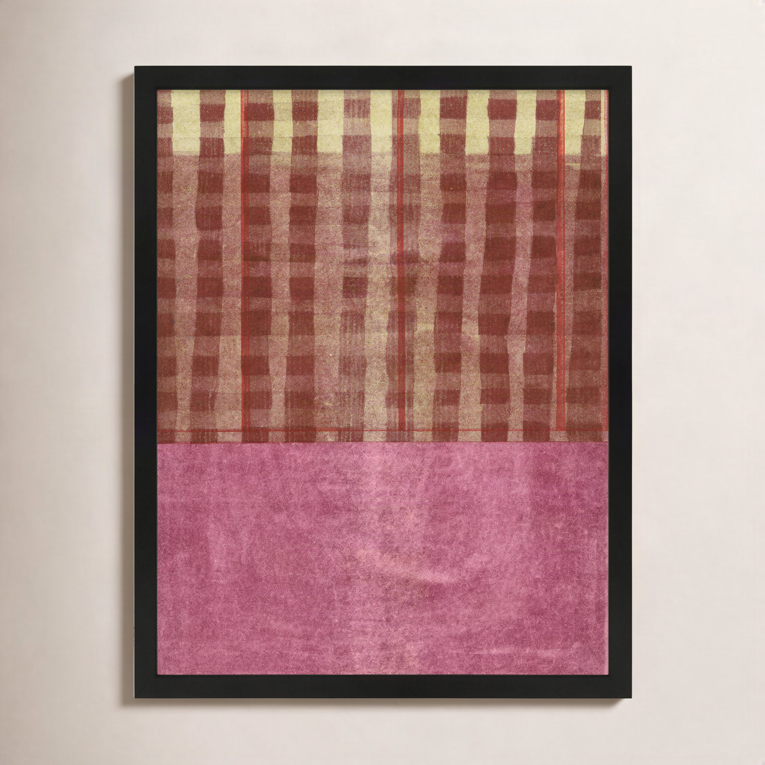 Mulberry by Mo Neuharth - Framed Wall Art, 25" H x 20" W, Framed Wrapped Canvas, Black