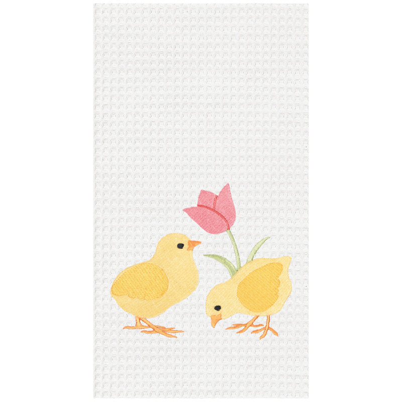 Serviette Chicks & Tulip