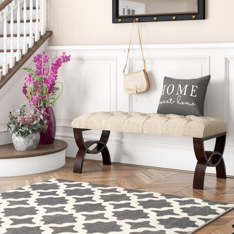 Arlow Linen Upholstered Bench