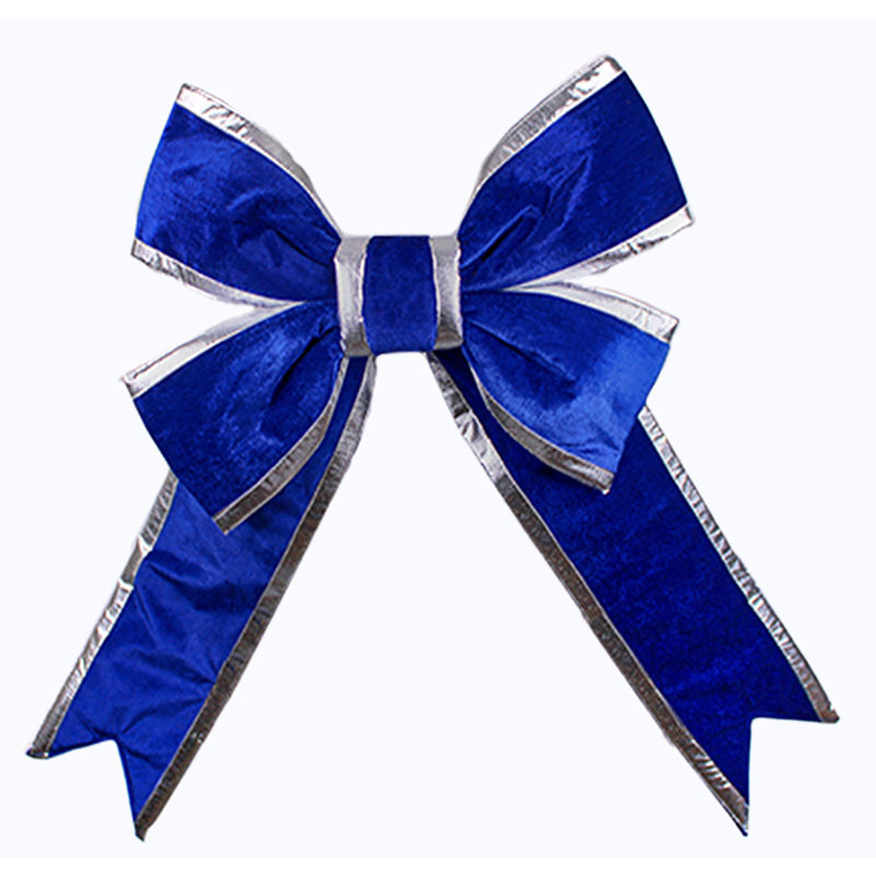 36" Nylon Bow, Blue/Silver
