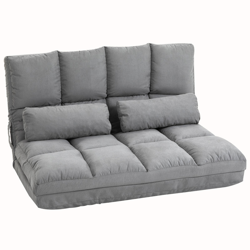 Canapé convertible, canapé-lit pliant, chaise longue d'invité, Gris foncé