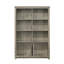 Bibliothèque avec portes d'armoire