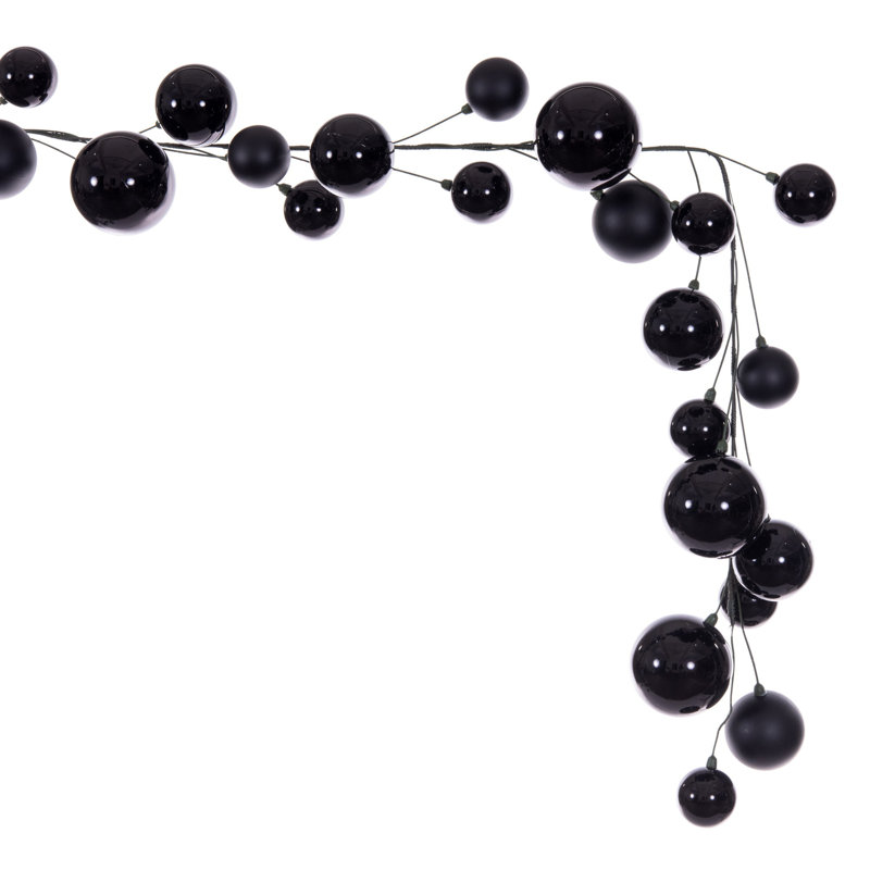  Guirlande 10 pi Black Branch, Noir